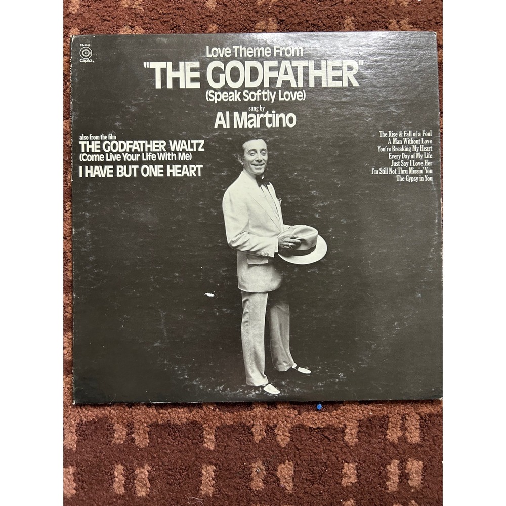 Al Martino‎ Love Theme From The Godfather Speak Softly Love Vinyl Record Album